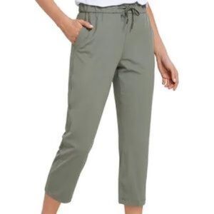 Joie Women’s Pull On Tapered Leg Ankle Trousers XS Drawstring Waist